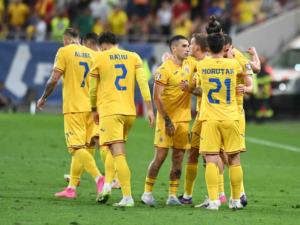 România a câștigat partida de pe teren propriu împotriva echipei Kosovo, scor 2-0, și este neînvinsă în grupa sa.