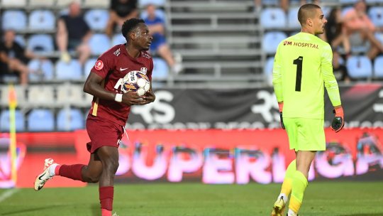 FC Voluntari - CFR Cluj 1-4. CFR obține a treia victorie consecutivă și este, momentan, lider în Superliga