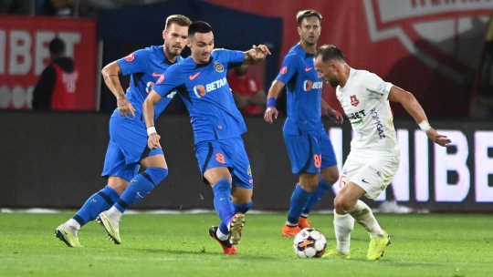 FC Hermannstadt - FCSB 2-2. FCSB, pas greșit la Sibiu. Bucureștenii, la prima repriză și ratează șansa de a se distanța de CFR