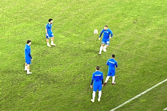 FOTO | Cum arată gazonul pe arena Arcul de Triumf, la meciul dintre Dinamo și Farul. Ovidiu Burcă a reacționat imediat