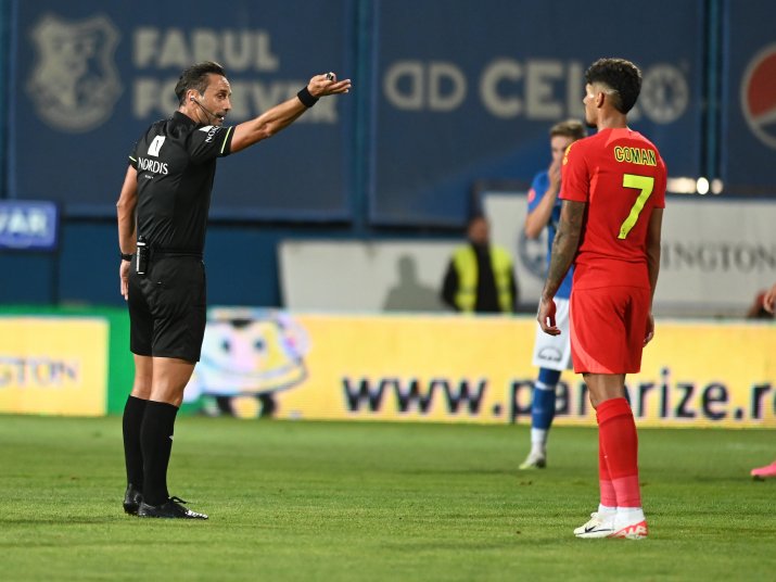 Sebastian Colțescu a arbitrat meciul dintre Farul și FCSB din SuperLigă