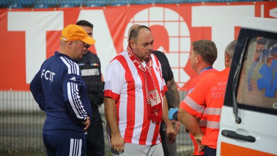 Momente de panică la Botoșani - UTA. Un suporter al oaspeților a avut nevoie de intervenția ambulanței