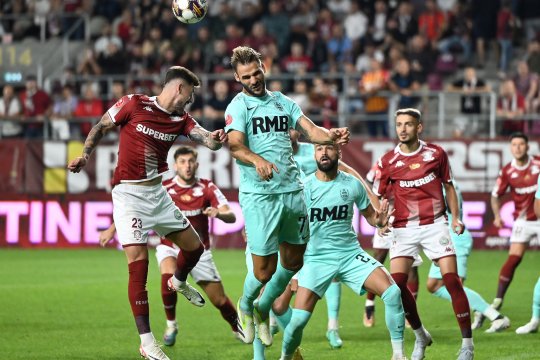 Rapid București - CFR Cluj 3-1. Victorie clară pentru giuleșteni care urcă pe podium