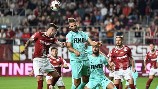 Rapid București - CFR Cluj 3-1. Victorie clară pentru giuleșteni care urcă pe podium