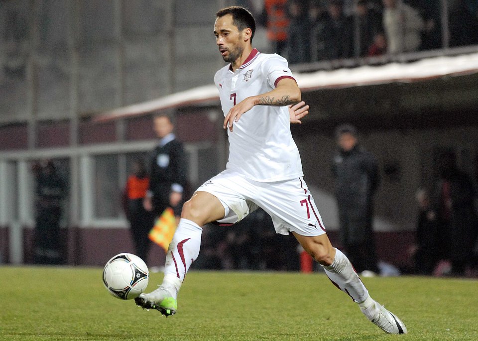 Emil Dică, în timpul meciului Rapid - DIinamo 0-1, LIGA 1, 03.03.2013