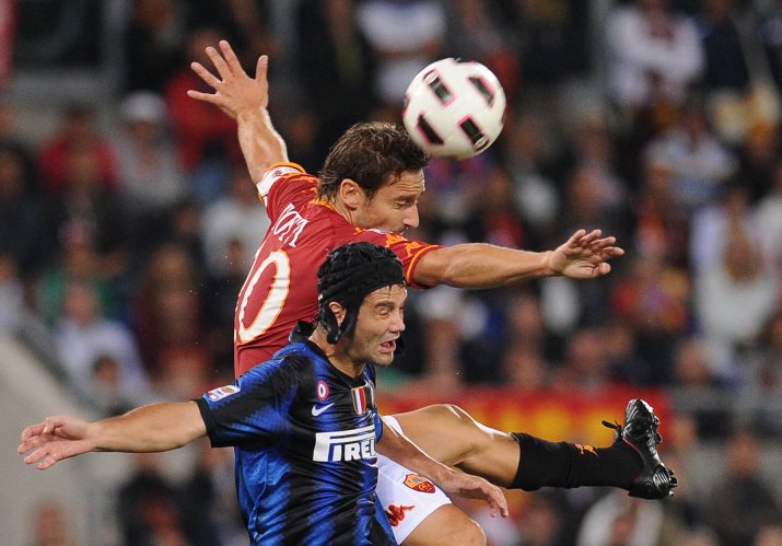 Cristian Chivu și Francesco Totti au fost și adversari și colegi în Serie A