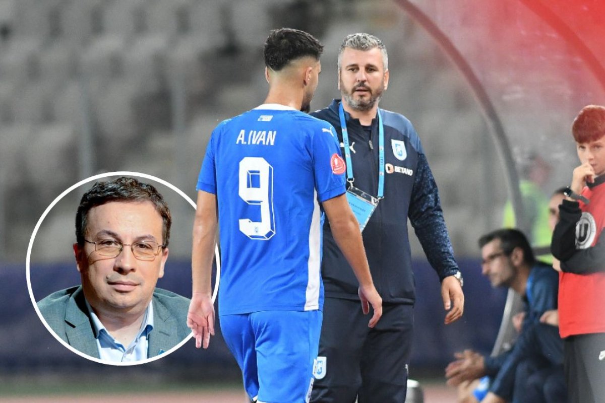 Andrei Ivan a fost eliminat în minutul 90+5 al confruntării cu U Cluj, după ce a primit al doilea galben, pentru o lovitură cu cotul asupra lui Dorinel Oancea