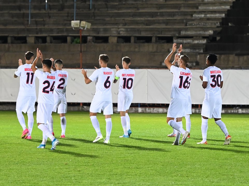 Jucătorii FCSB-ului la partida cu FC Bihor