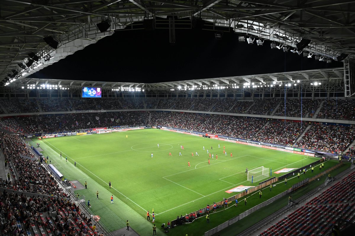 Suporterii la partida dintre FCSB și Universitatea Craiova