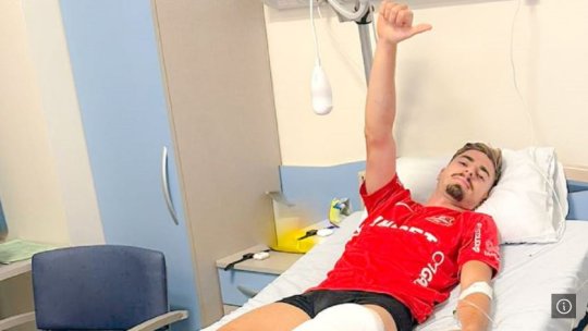 Dragoş Iancu, gata să revină pe teren: ”Sper să fiu apt în trei luni şi jumătate”