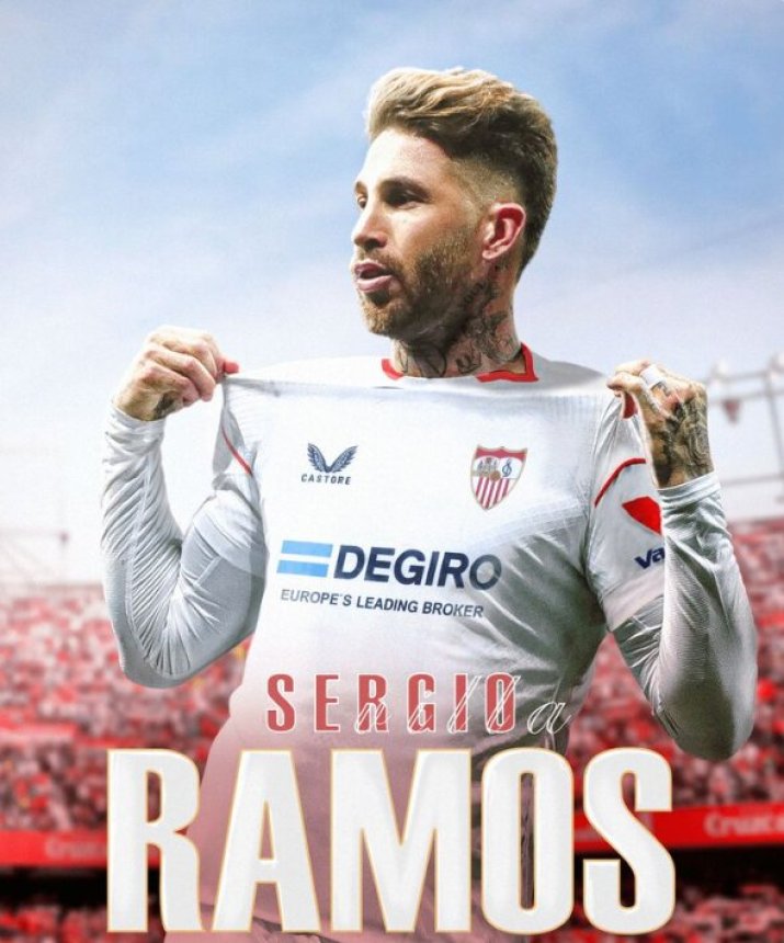 Sergio Ramos, în tricoul noii sale echipe