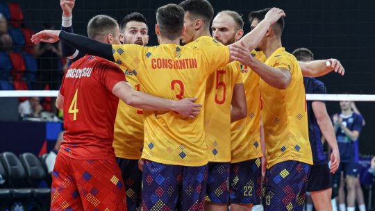 Victorie istorică pentru România la volei masculin. Tricolorii au învins Franța și s-au calificat în optimile Campionatului European