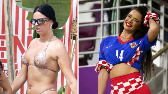 Cum a fost fotografiată la plajă Ivana Knoll, modelul care făcea senzație în tribune la CM 2022 | FOTO