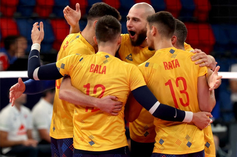 Jucătorii naționalei României de volei masculin