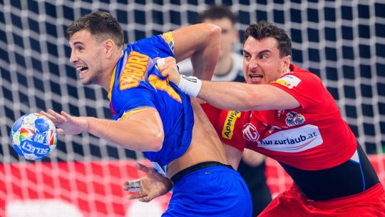 EURO 2024, handbal masculin | România - Austria, LIVE TEXT, pe iAMsport.ro. "Tricolorii" sunt conduși cu un gol, la pauză. Doi români au văzut cartonașul roșu