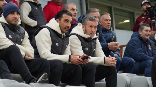 ”Spectatori de lux” la amicalul Rapidului. Giuleștenii au fost spionați de rivalii de la FCSB