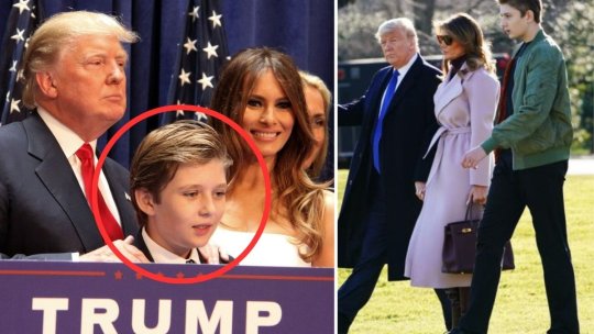 "Micuțul" Barron s-a făcut mare! Fiul lui Donald Trump are 201 cm la 17 ani și iubește fotbalul, deși fostul președinte al SUA a vrut să-l dea la baschet | FOTO