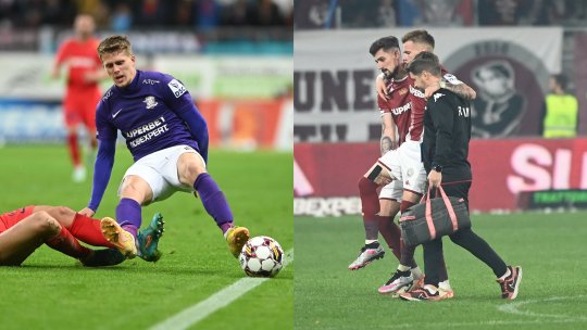 Una caldă, alta rece! Care este situația jucătorilor accidentați ai Rapidului, Claudiu Petrila și Xian Emmers