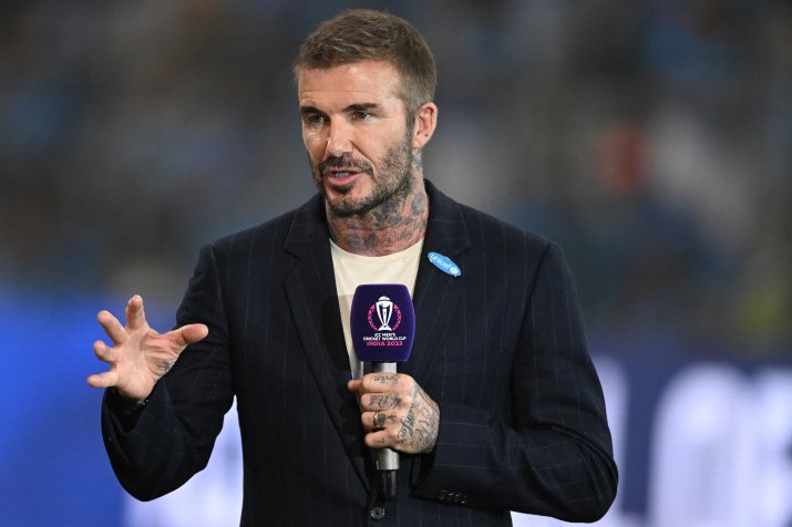 David Beckham, aici în rol de analist pentru o televiziune