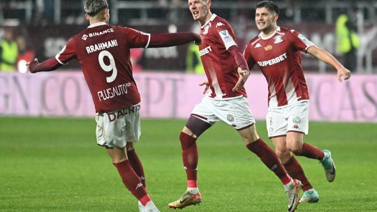 Krasniqi le dă emoții suporterilor rapidiști chiar la debut! Motivul pentru care atacantul a fost schimbat la pauză, deși marcase