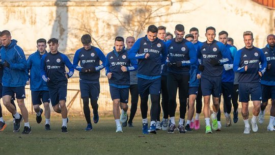 Oțelul nu stă la odihnă! Dorinel Munteanu și-a pus jucătorii la treabă încă din a doua zi a anului