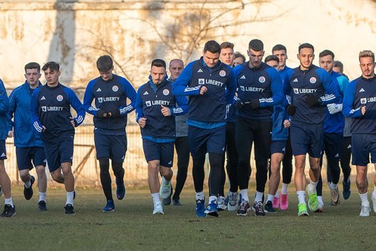 Oțelul nu stă la odihnă! Dorinel Munteanu și-a pus jucătorii la treabă încă din a doua zi a anului