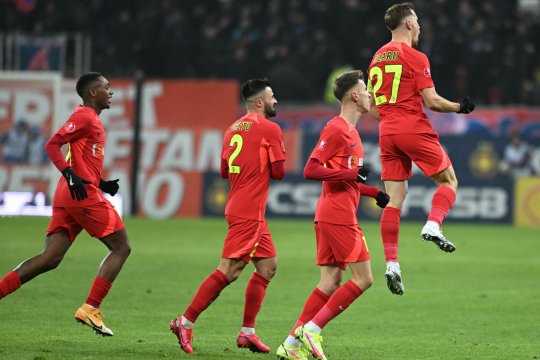 FCSB - UTA Arad 4-0. Liderul Superligii, demonstrație de forță la prima partidă din 2024. FCSB se duce la 11 puncte de CFR Cluj