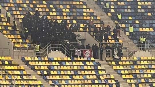 Peluza SUD Steaua a intrat pe Arena Națională la meciul FCSB-ului! Ce au scandat ultrașii