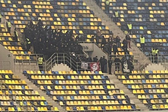 Peluza SUD Steaua a intrat pe Arena Națională la meciul FCSB-ului! Ce au scandat ultrașii
