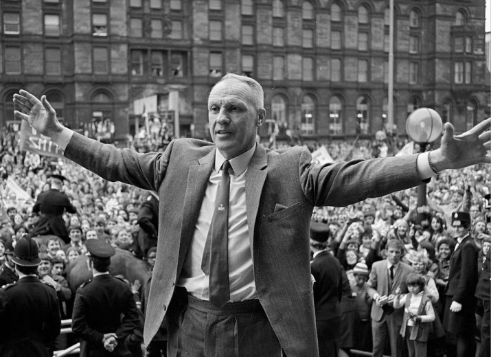Bill Shankly a făcut fericiți fanii lui Liverpool într-un mandat de 15 ani în care a câștigat 11 trofee