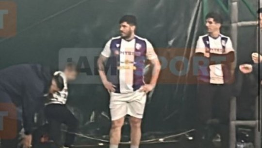 Abia îl mai încape tricoul. Primele imagini cu "Dodel" Tănase după ce a fost prins drogat la volan