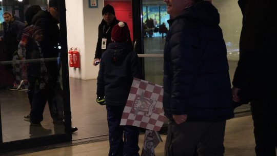 Au ratat mesajul! Nu toți rapidiștii au boicotat derby-ul cu Dinamo. Imaginile surprinse la Arena Națională