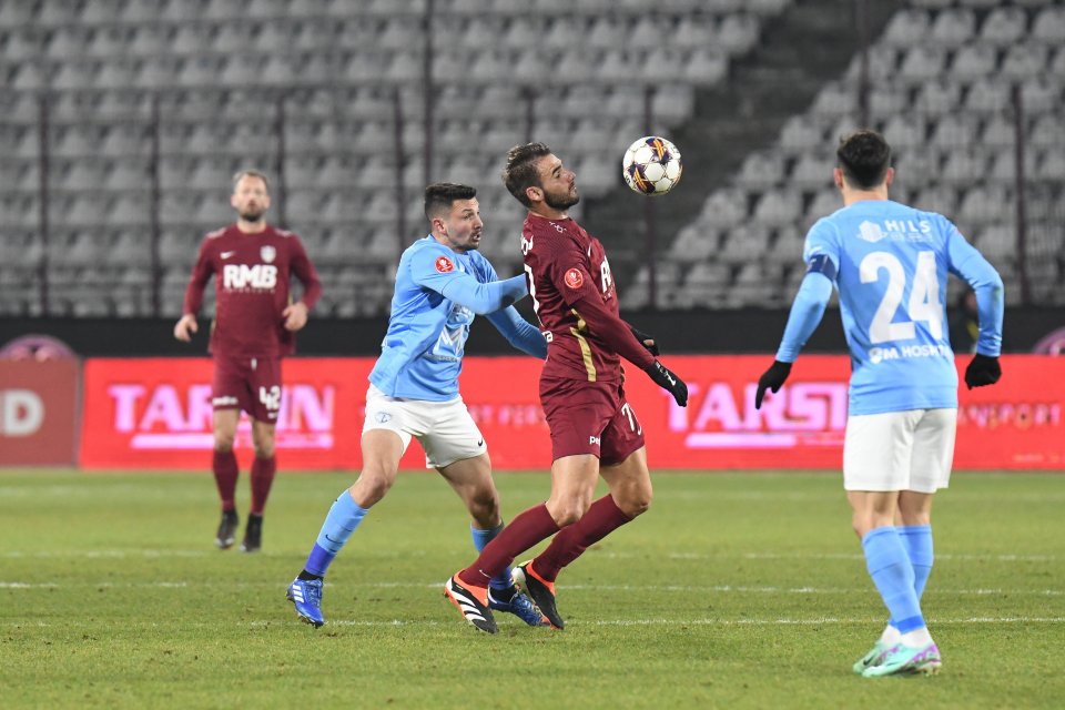 CFR a învins-o în tur pe FC Voluntari cu 4-1