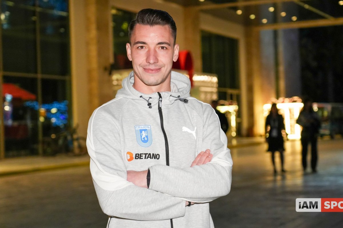 Mateiu este cel mai vechi jucător din lotul Universității Craiova