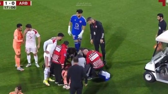 Fostul coleg al lui Mutu a leșinat pe teren. Imaginile șocante cu fotbalistul inconștient pe gazon