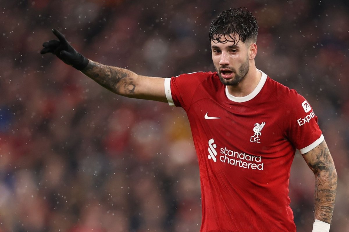 Dominik Szoboszlai, mijlocașul echipei Liverpool.