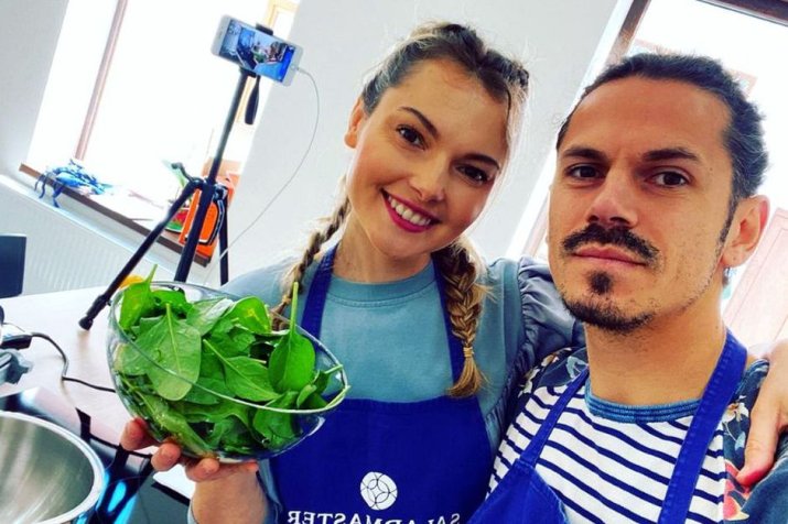 Soții Florescu, Irina și George, sunt adepții mâncării vegane