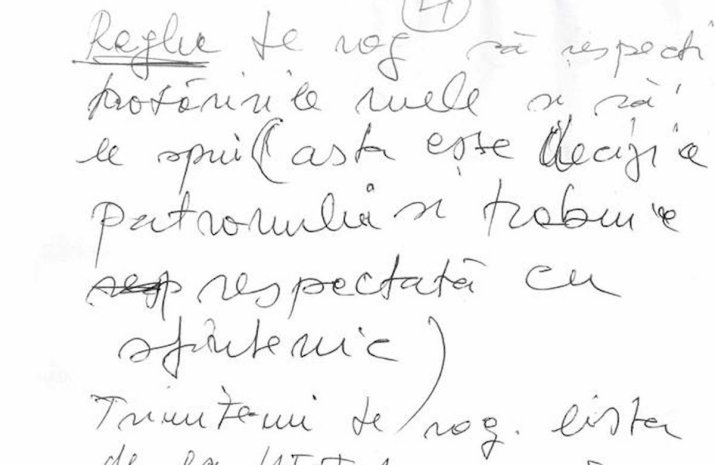 Pasaj dintr-o scrisoare expediată de Becali din pușcărie