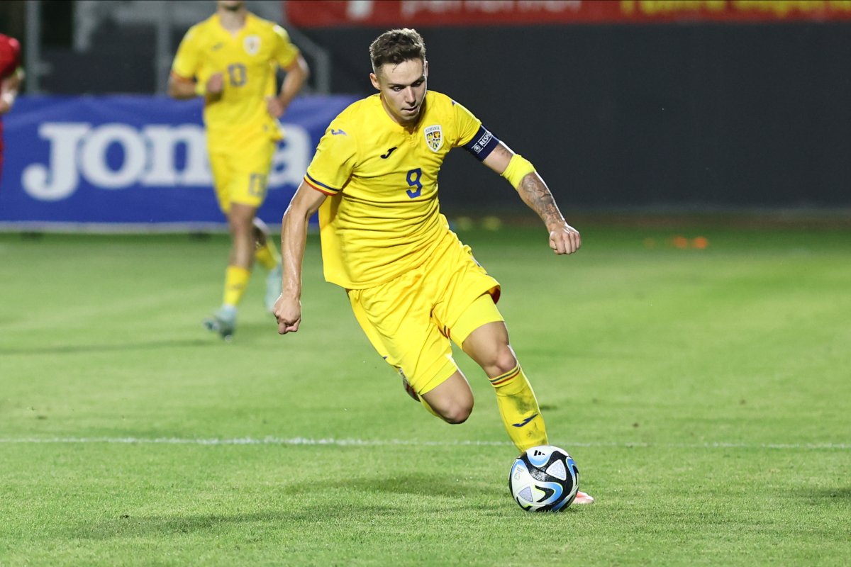 Louis Munteanu a marcat și în tur golul victoriei cu muntenegrenii, într-un meci încheiat cu scorul de 1-0