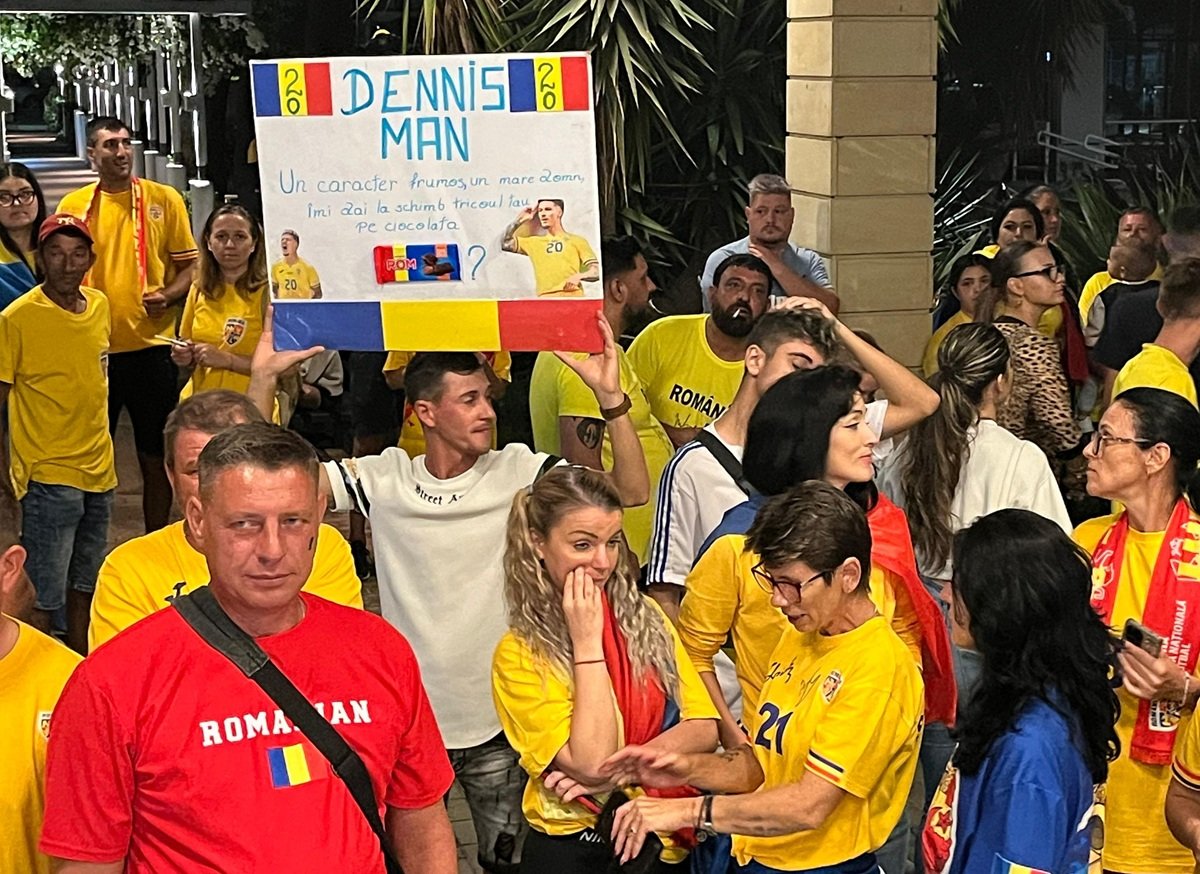 Peste 100 de fani i-au așteptat la hotel pe jucătorii României cu victoria cu 3-0 în fața Ciprului