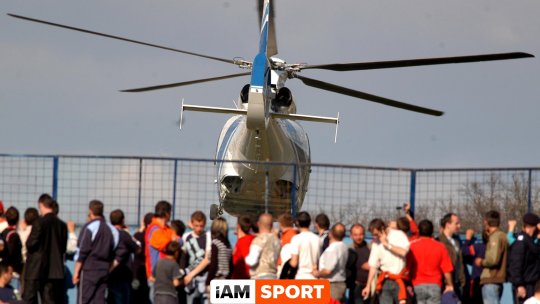 Momentul în care Gigi Becali a venit cu un elicopter și a anulat meciul FCSB: ”Nu jucăm azi!” / ”Este nebun”