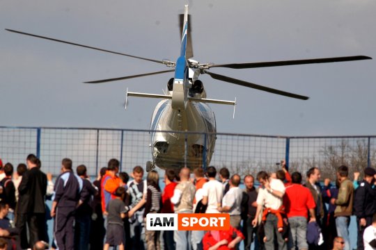 Momentul în care Gigi Becali a venit cu un elicopter și a anulat meciul FCSB: ”Nu jucăm azi!” / ”Este nebun”