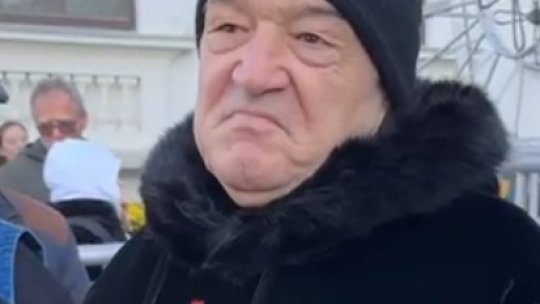 Gigi Becali, prins într-o mulțime de zeci de mii de oameni. Cum a apărut patronul FCSB