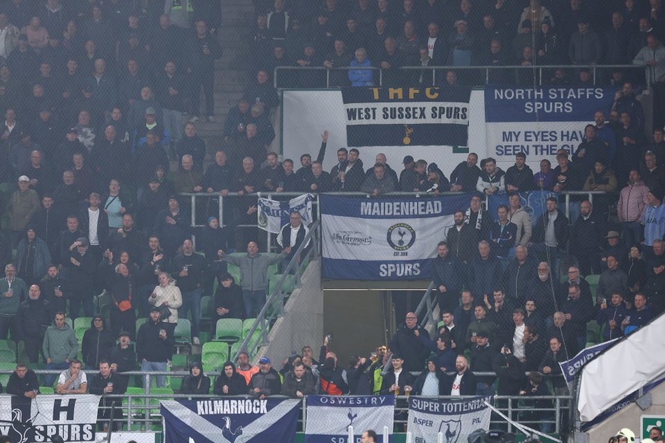 Fanii lui Tottenham, pe stadion la meciul cu Ferencvaros din Europa League