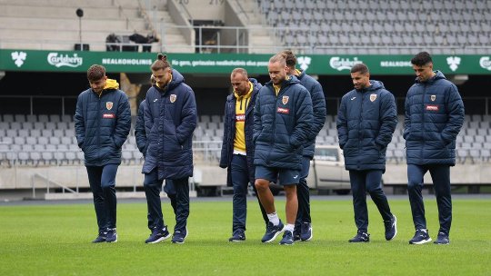 Echipa națională a inspectat terenul pentru meciul cu Lituania! Cum arată gazonul pe care vor juca "tricolorii"