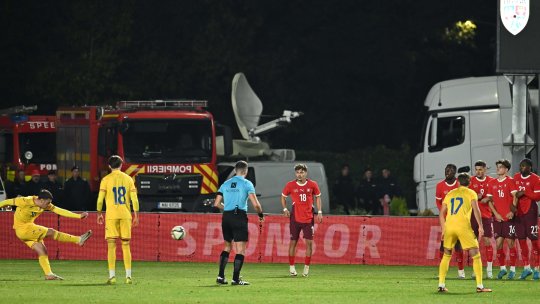România U20 a ”smuls” o remiză în fața Elveției! Omul dat afară de Gigi Becali a egalat din lovitură liberă în minutul 90