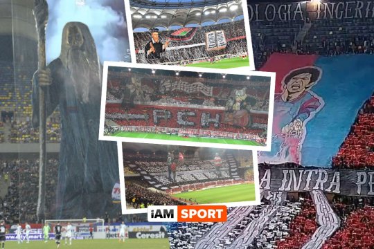 Cele mai ingenioase scenografii din derby-urile Dinamo - FCSB: ”Steaua va dispărea” / ”Feriți-vă de falși proroci!”