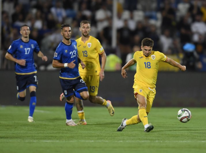 România a învins Kosovo în meciul jucat la Prishtina cu scorul de 3-0