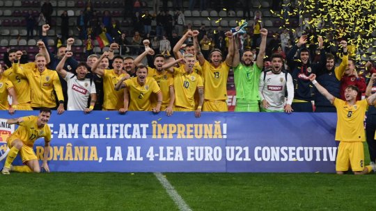 Cum au petrecut jucătorii României U21 calificarea la Euro. ”Tricolorii” mici, surprinși alături de un manelist celebru