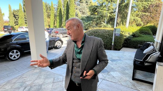 Grecii l-au descris pe Gigi Becali într-un singur cuvânt. Patronul FCSB a șocat la Salonic